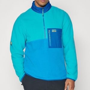 Patagonia Men's Microdini Half Zip Fleece Pullover Vessel Blue XXL NEW